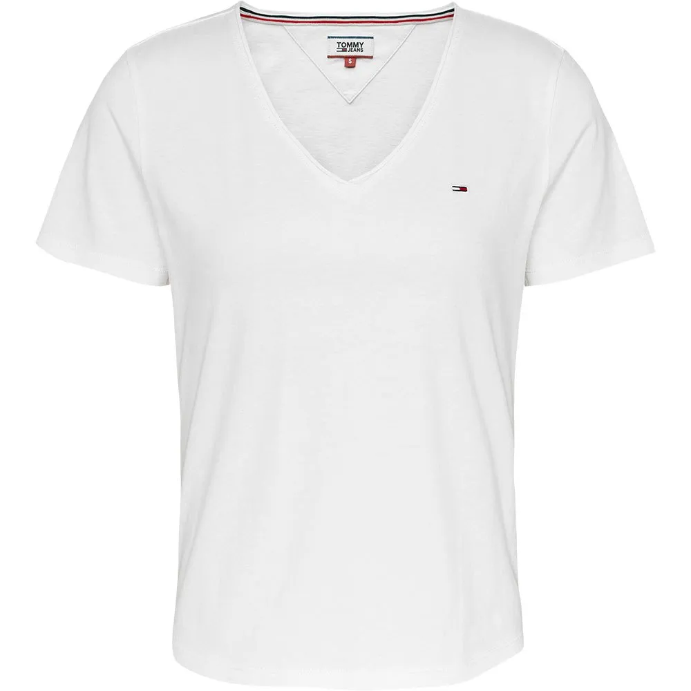 

Футболка Tommy Jeans Slim Soft, белый