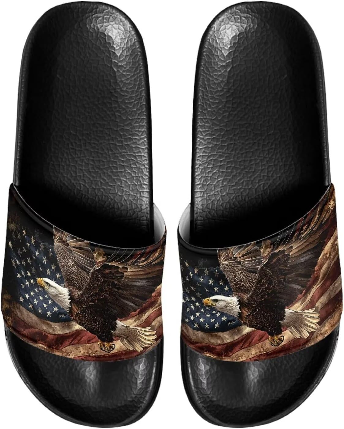 

Мужские и женские шлепанцы Cugasmaru, тапочки, сандалии, нескользящие для улицы, пляжа и дома, American Flag Eagle