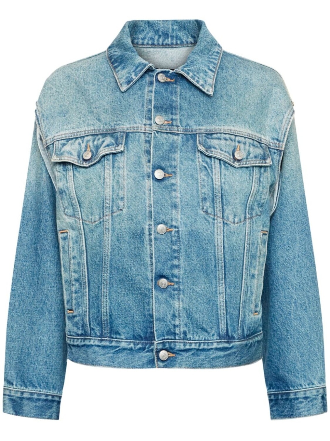 

MM6 Maison Margiela куртка из денима с одинарным швом, синий