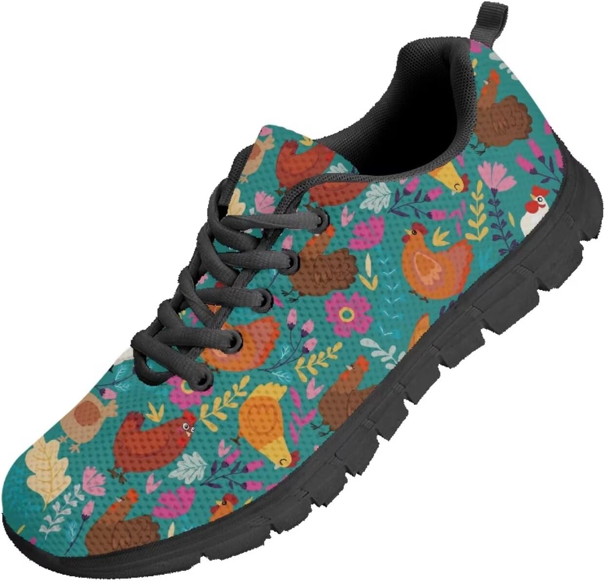 

Кроссовки Funnydude Funny Print для мужчин осенние легкие удобные для тренировок, Cartoon Rooster