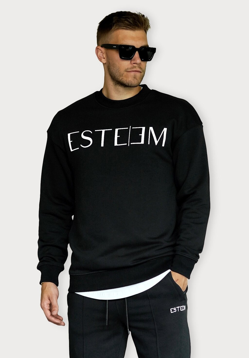 

Толстовка LETTERING ESTEEM, цвет black