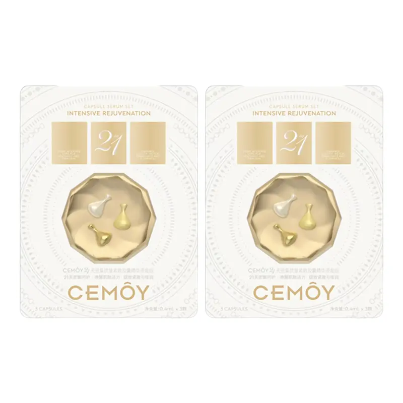 

21-дневная сыворотка-капсула против морщин успокаивающая, подтягивающая, увлажняющая Cemoy
