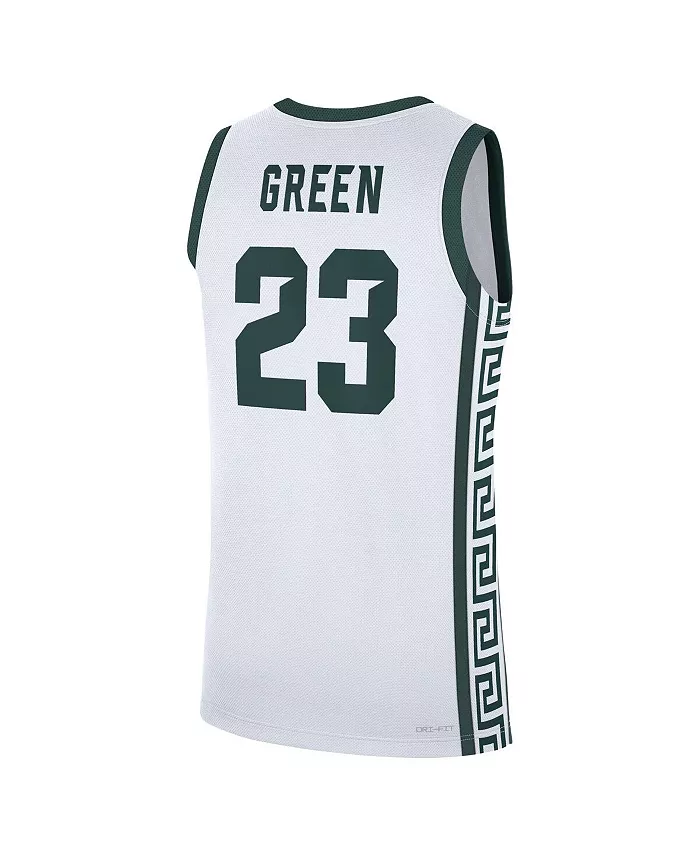 Мужская баскетбольная реплика-джерси Michigan State Spartans Draymond Green, белая Nike — фото 3