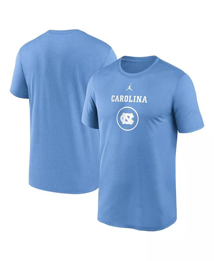 

Мужская футболка Carolina Blue North Carolina Tar Heels On-Court Basketball Legend Practice Performance Jordan