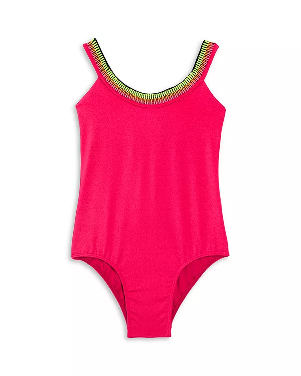 

Слитный купальник Faye для девочек - для малышек и девочек постарше. Peixoto, розовый