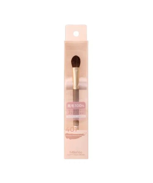 Кисть для макияжа глаз Fluffy Touch Brush 401, двусторонняя. — фото 4