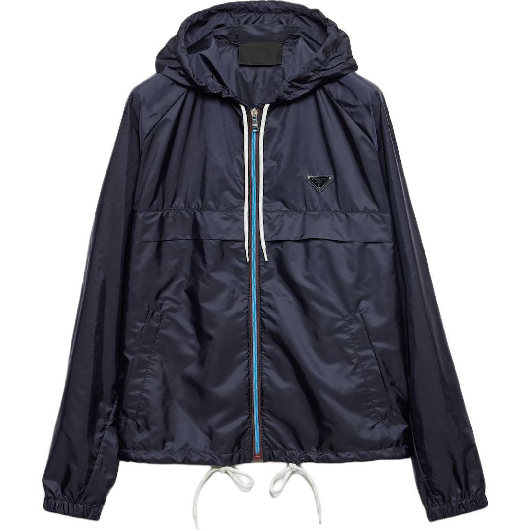 

PRADA Переработанный нейлоновый жакет, Blue