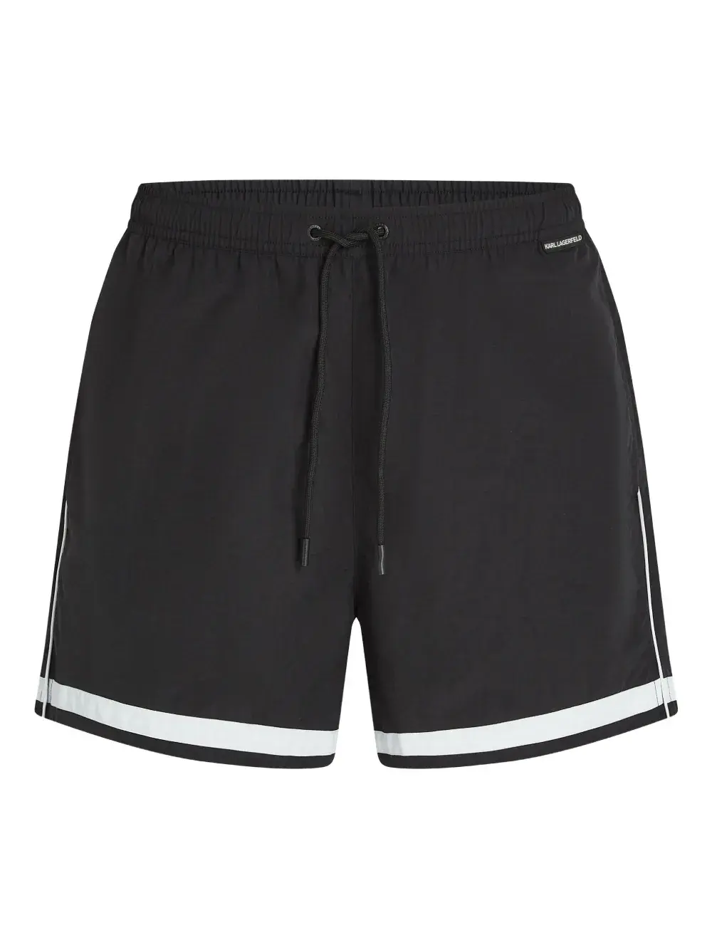 

Плавки-шорты с контрастной окантовкой Karl Lagerfeld, черный