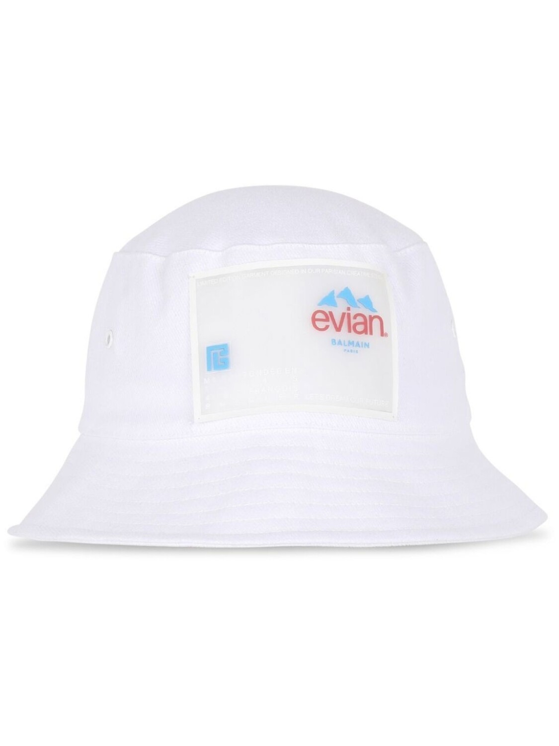 

Панама с нашивкой Evian Balmain, белый
