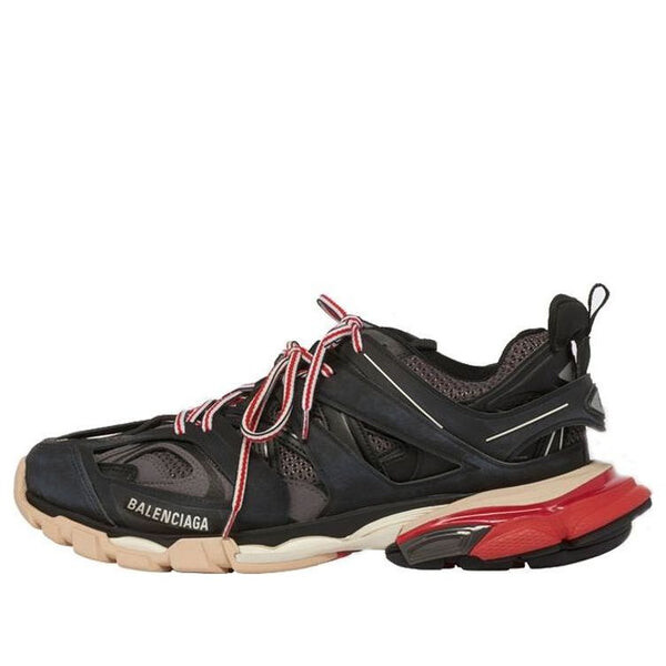 Кроссовки track trainer 'black red' Balenciaga, черный