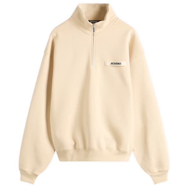 

Толстовка с застежкой-молнией Grosgrain Jacquemus, бежевый