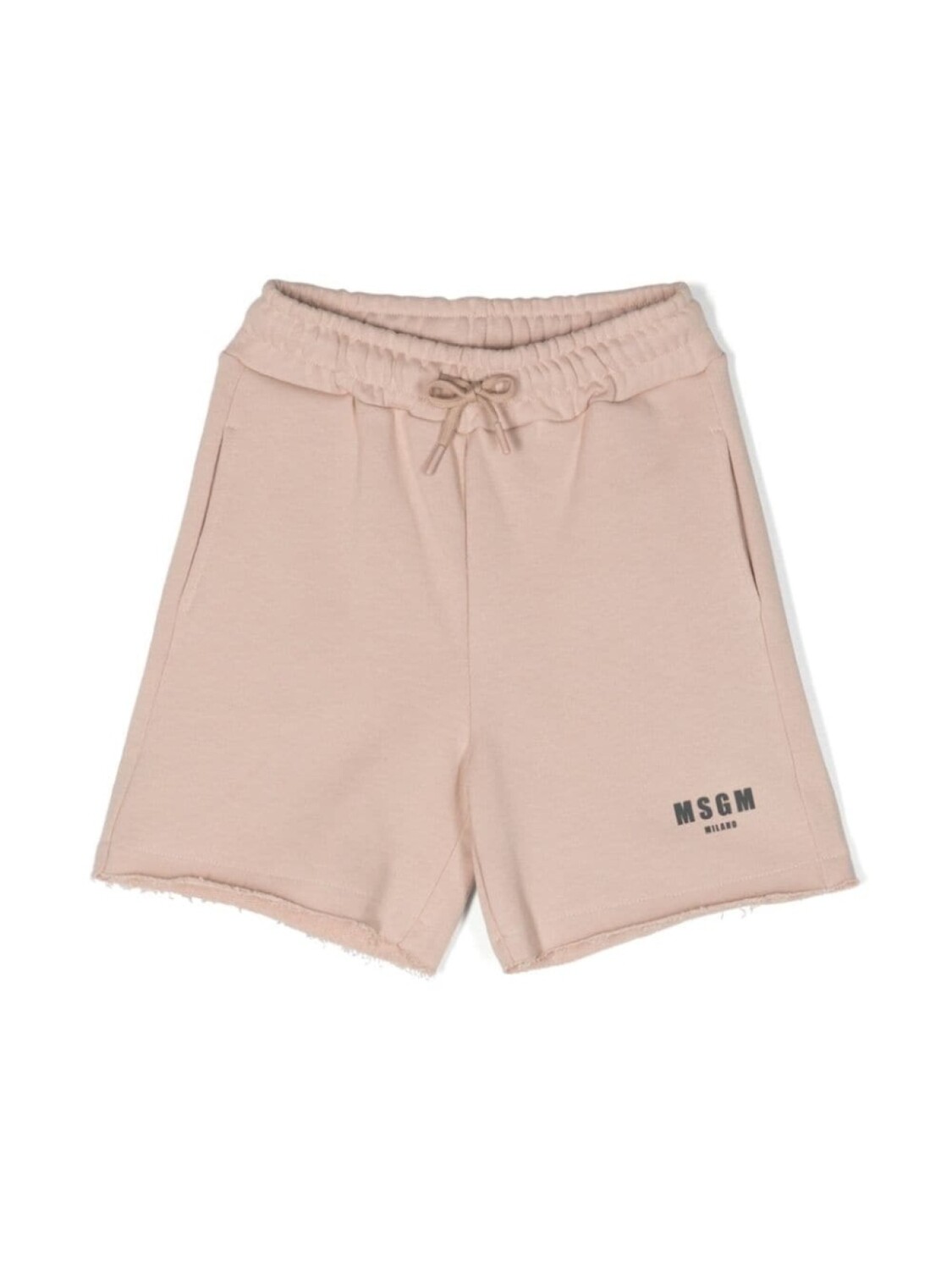 

MSGM Kids шорты с эффектом потертости, коричневый