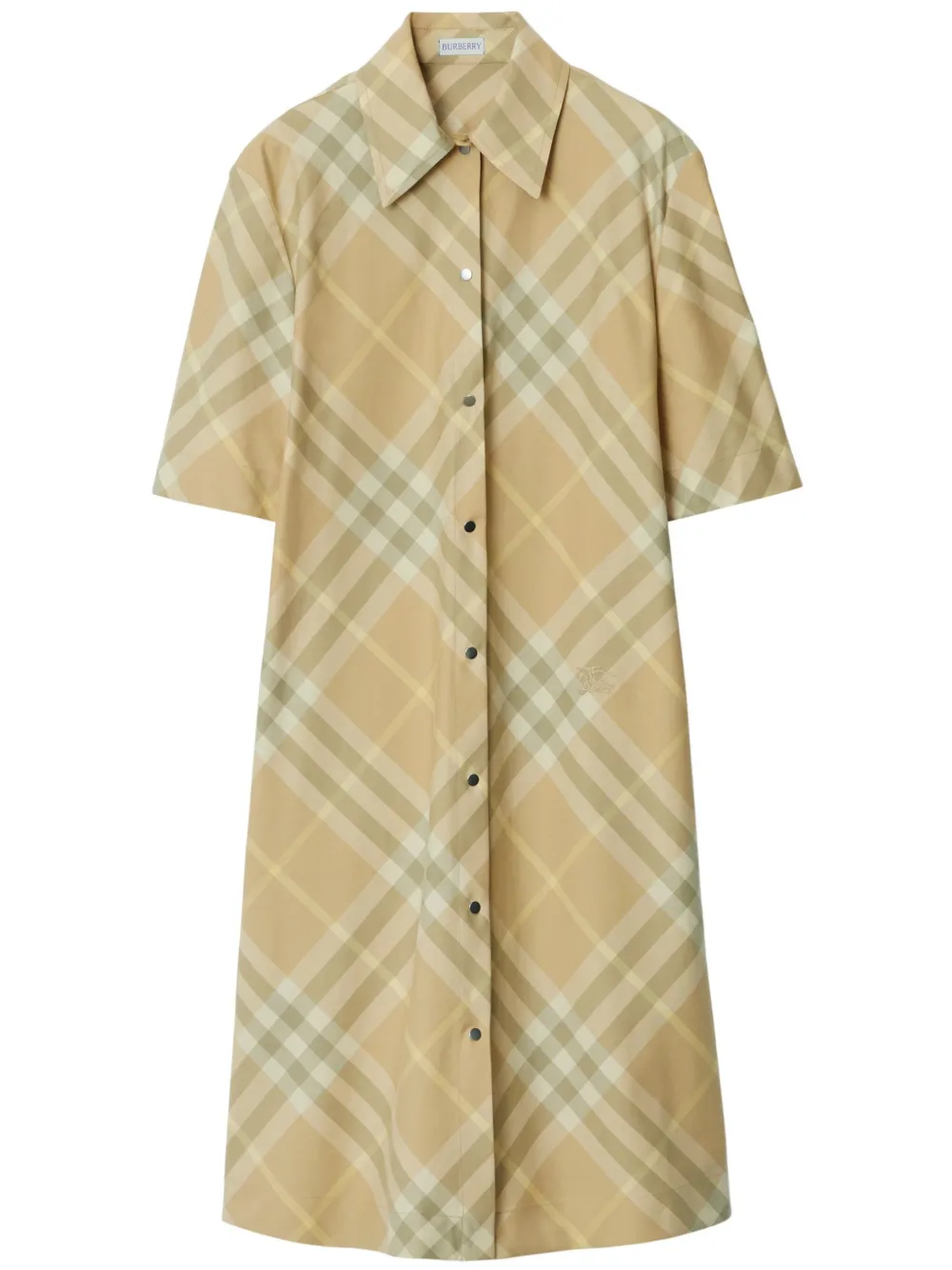 

Платье-рубашка в клетку Vintage Check BURBERRY, нейтральный