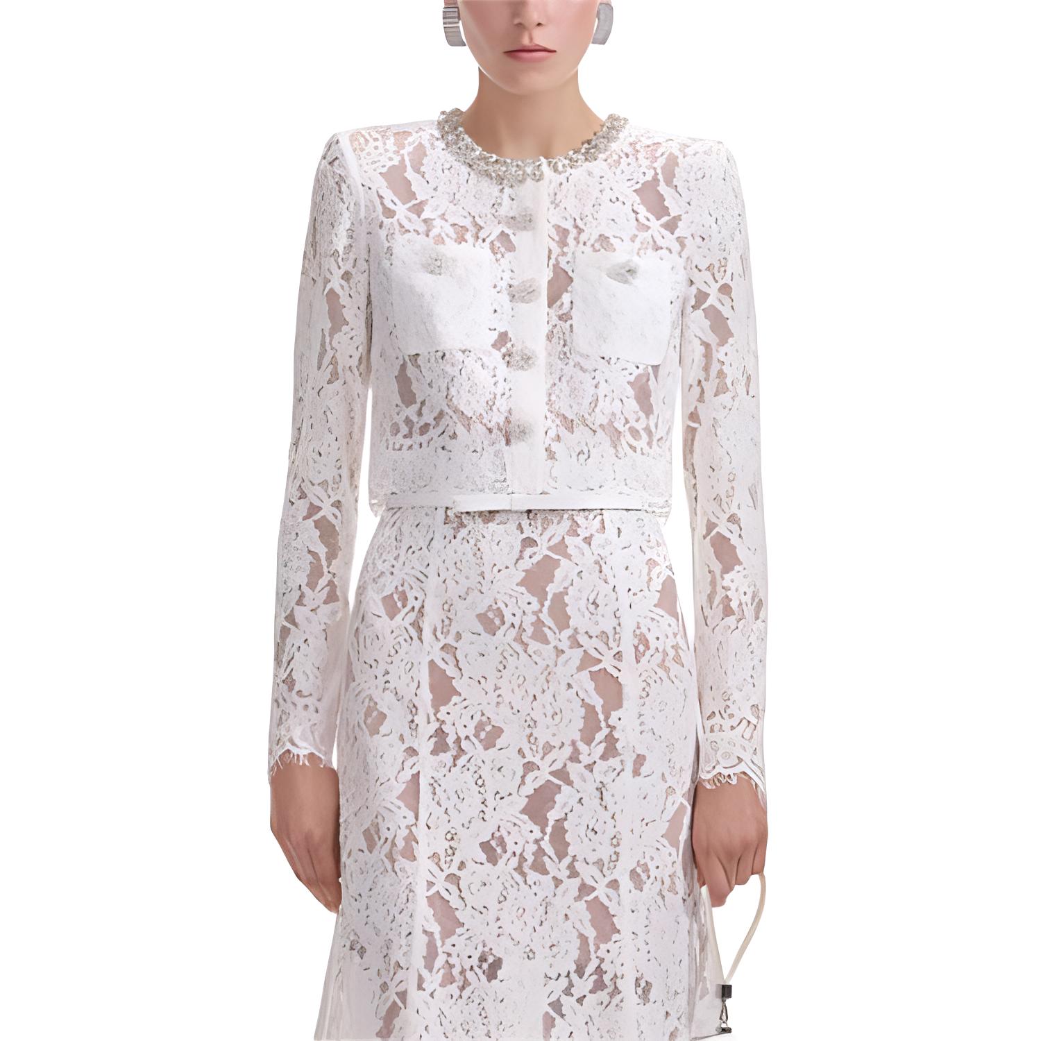 

Self-portrait Автопортрет Свитер Женский Чисто-белый