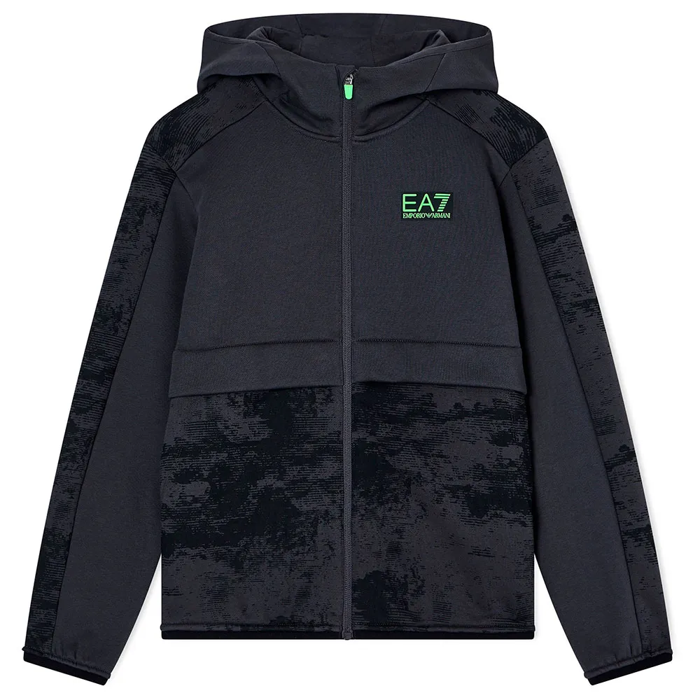 

Толстовка EA7 EMPORIO ARMANI Train Graphic Series Copl Camou full zip, черный