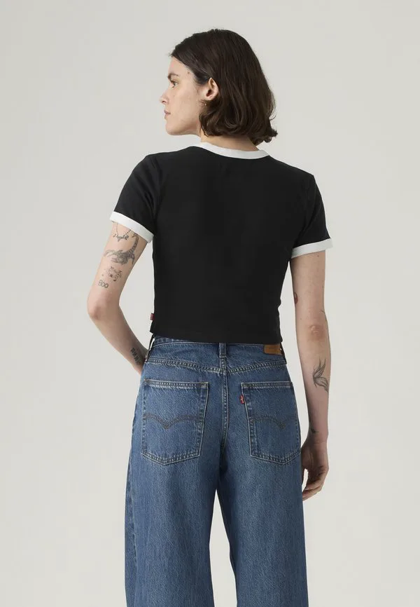 Футболка с графическим мини-принтом в виде колеровки Levi'S, Pirate Black — фото 2