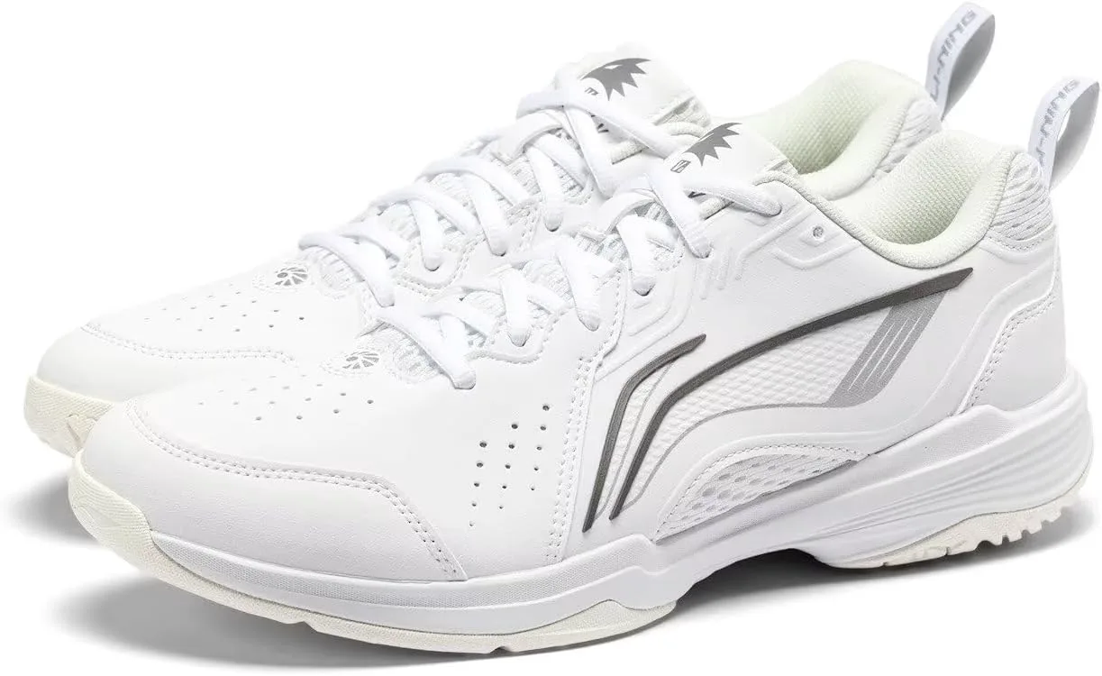 Кроссовки для бадминтона LI-NING Almighty V 2.0 универсальные, противоскользящие, легкие, с пружинящей подошвой, профессиональные тренировочные спортивные кроссовки AYTU001, белый — фото 2