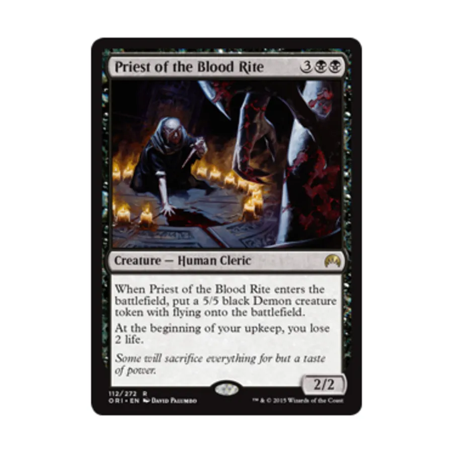 

CCG Жрец Кровавого обряда (клавиша R), MTG - Magic Origins