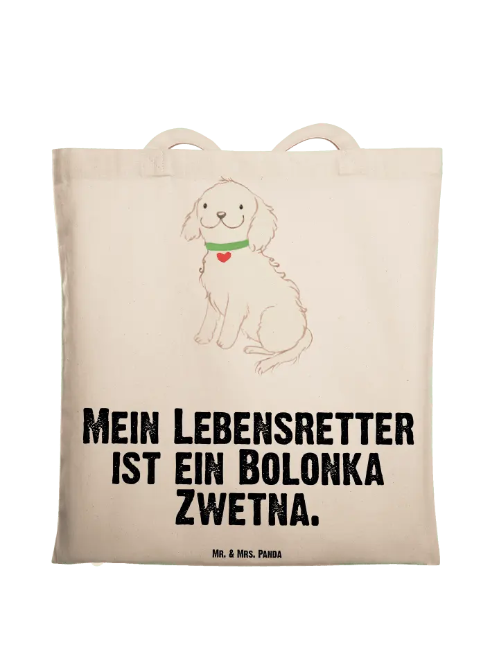 

Сумка для переноски Mr & Mrs Panda Bolonka Zwetna Lebensretter, кремовый