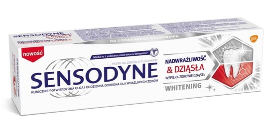 

Зубная паста для гиперчувствительности и отбеливания десен, 75 мл Sensodyne