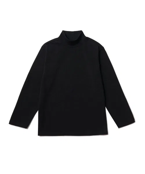 Детская футболка MUSINSA STANDARD KIDS с длинным рукавом и воротником-гольф — фото 3