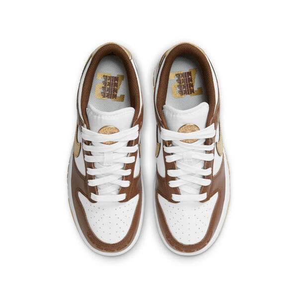 Кроссовки dunk low 'cacao wow metallic gold' Nike, мультиколор — фото 3