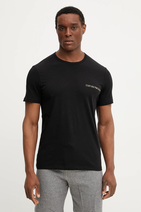 

Футболка Lounge 2 шт Emporio Armani Underwear, черный