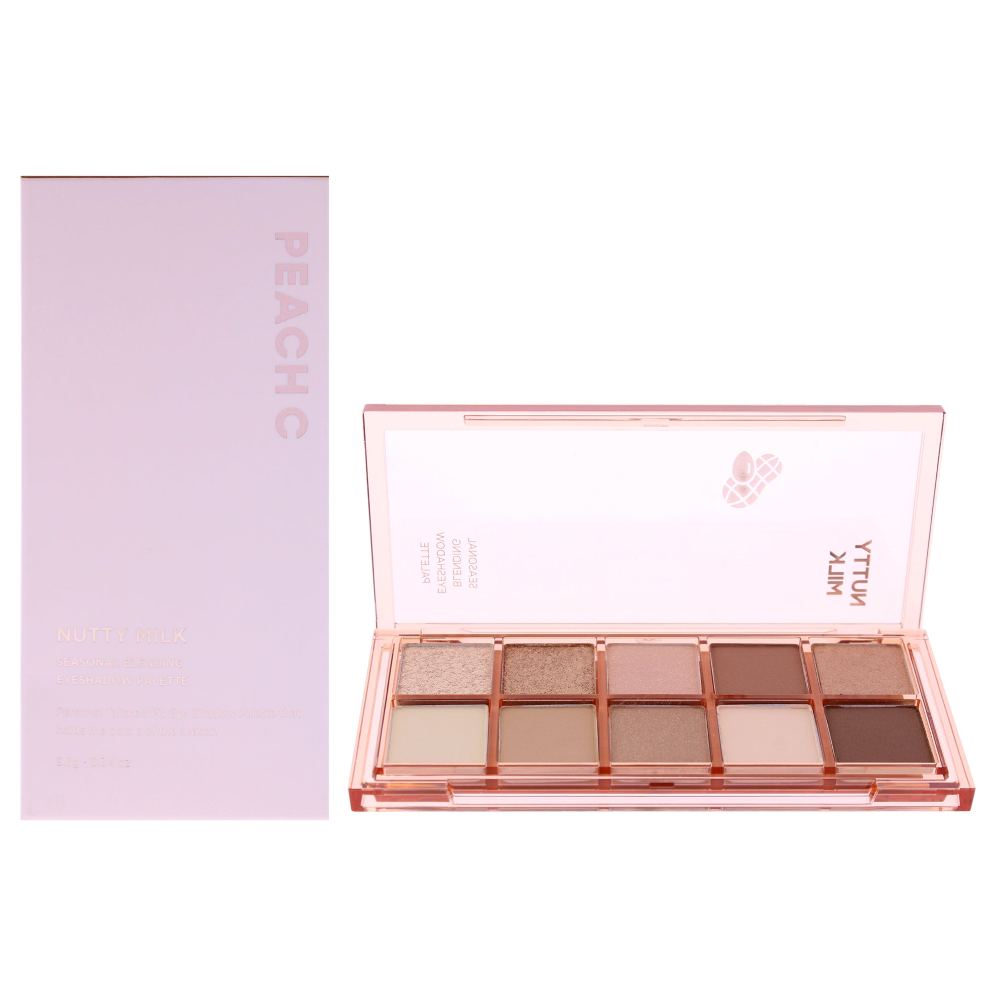 

Сезонная палетка теней для век - 05 Nutty Milk от Peach C для женщин - 0,34 унции теней для век