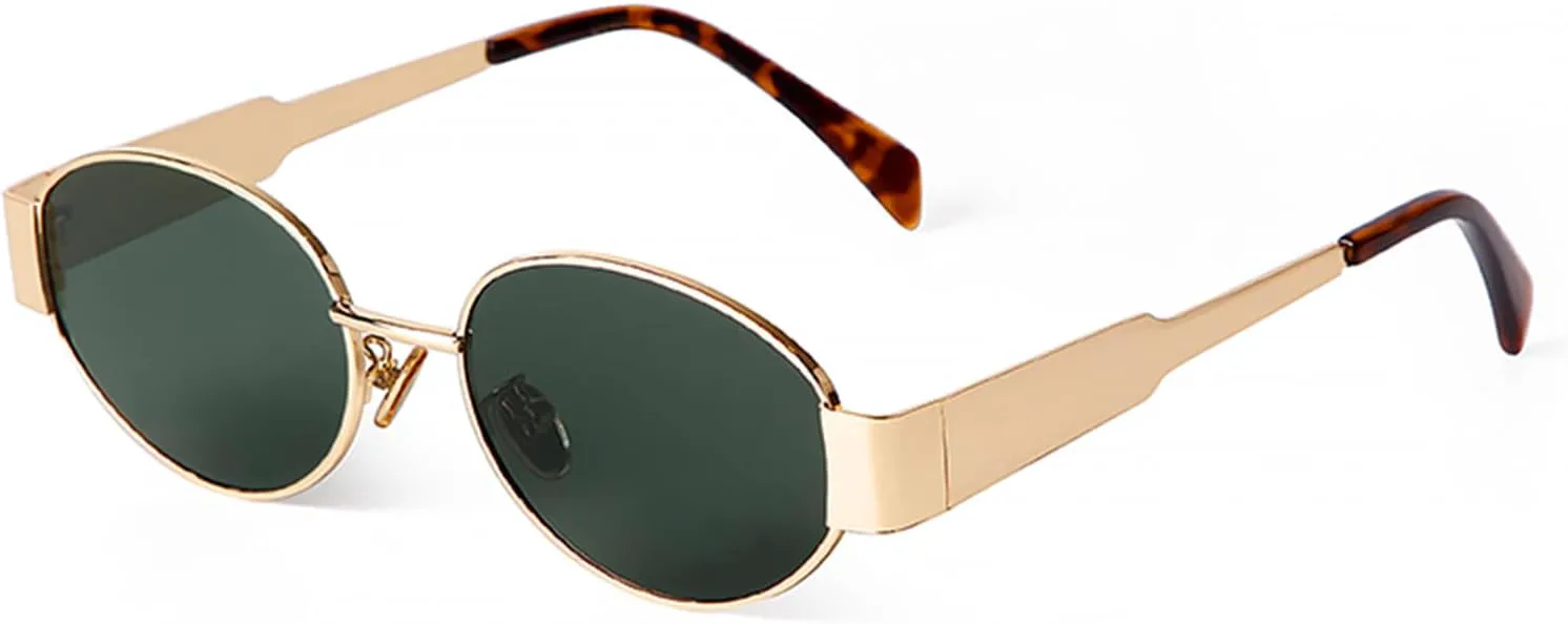 

Ретро-солнцезащитные очки VIA LEECA для женщин и мужчин, 90-е годы, защита от УФ-излучения UV400, классические солнцезащитные очки, Metal Frame/ G15 Lens