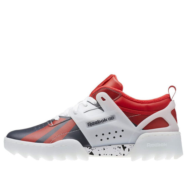 

Кроссовки workout advance ripple 'white red navy' Reebok, синий