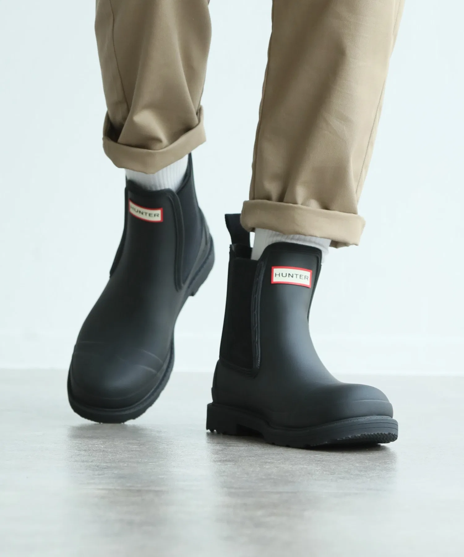 Мужские резиновые сапоги Hunter M Commando Chelsea Boot — фото 2