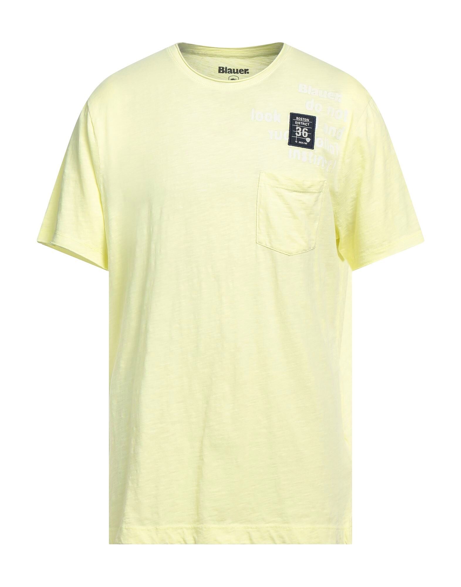 

Футболка Blauer., пастельно-желтый