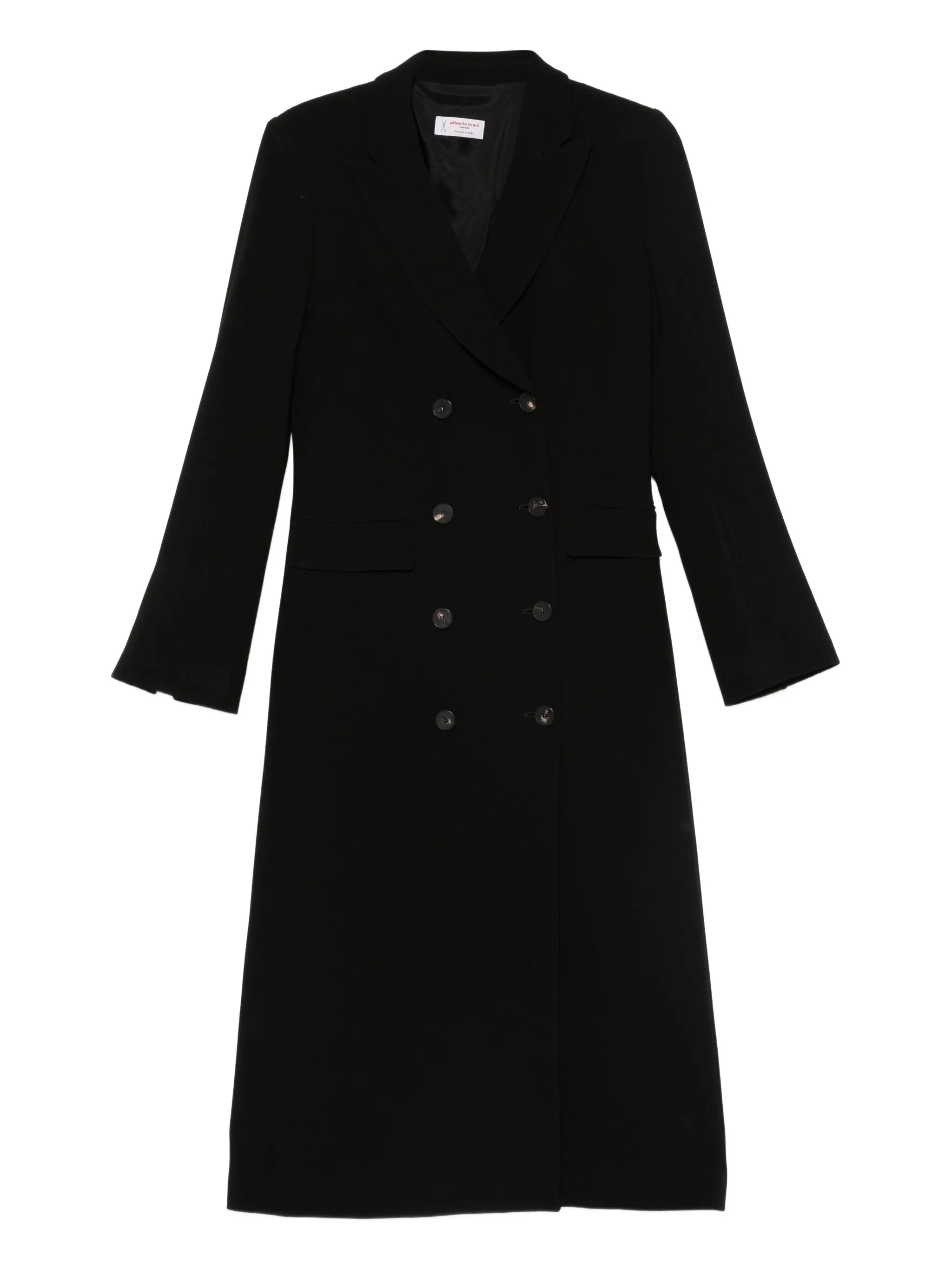 

Двубортное платье миди Alberto Biani, черный