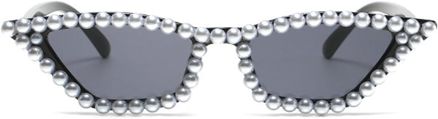 

милые блестящие солнцезащитные очки Willochra с перламутровыми стразами и эффектом «кошачий глаз» для женщин, модные, с бриллиантовым блеском, для вечеринки, хрустальные солнцезащитные очки, Black