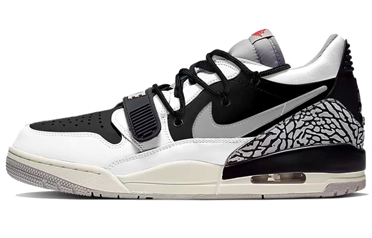 

Кроссовки Jordan Legacy 312 Vintage Basketball Shoes Men Low-top White, черный