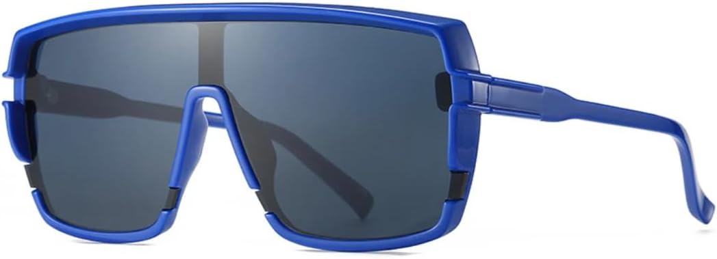 

Роскошные солнцезащитные очки для женщин и мужчин, модные солнцезащитные очки в винтажном стиле, спортивные очки, защита от солнца UV400 для активного отдыха SZVVBKK, Blue Black