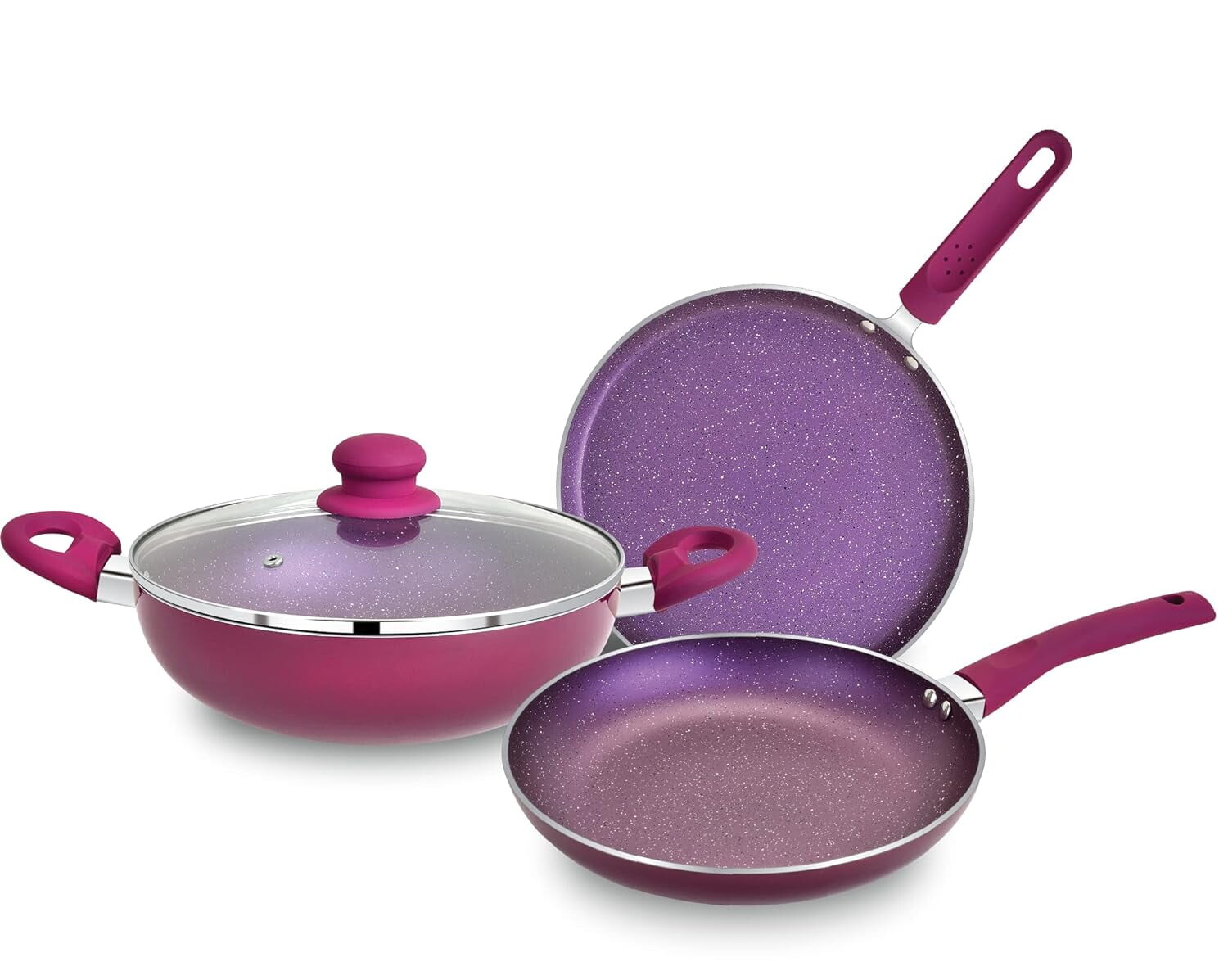 

Набор посуды Bergner Utensils Jazz Kadhai, 4 предмета