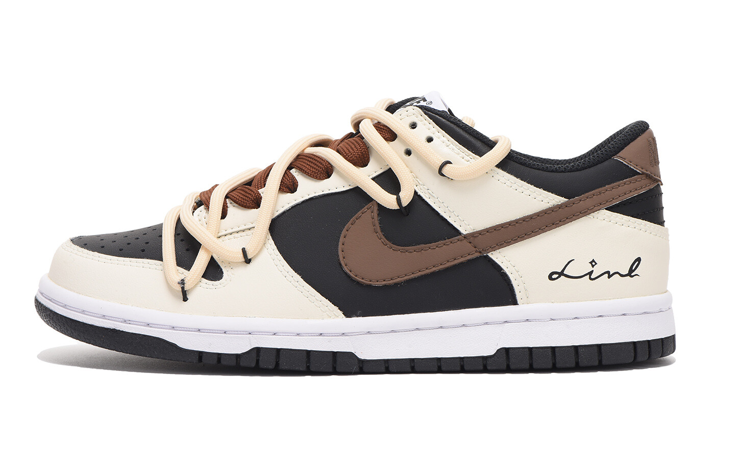 

Кроссовки Nike Dunk Skateboard Shoes Women's Low-Top Black/Brown