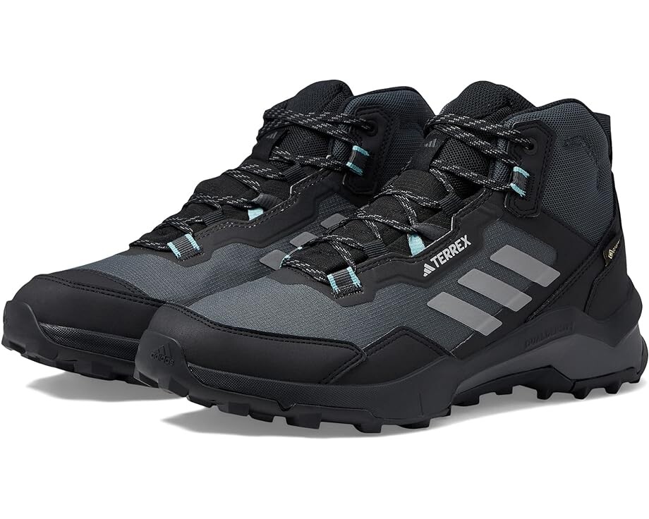 

Походная обувь adidas Outdoor Terrex Ax4 Mid GORE-TEX Shoes, цвет Black/Grey/Mint Ton
