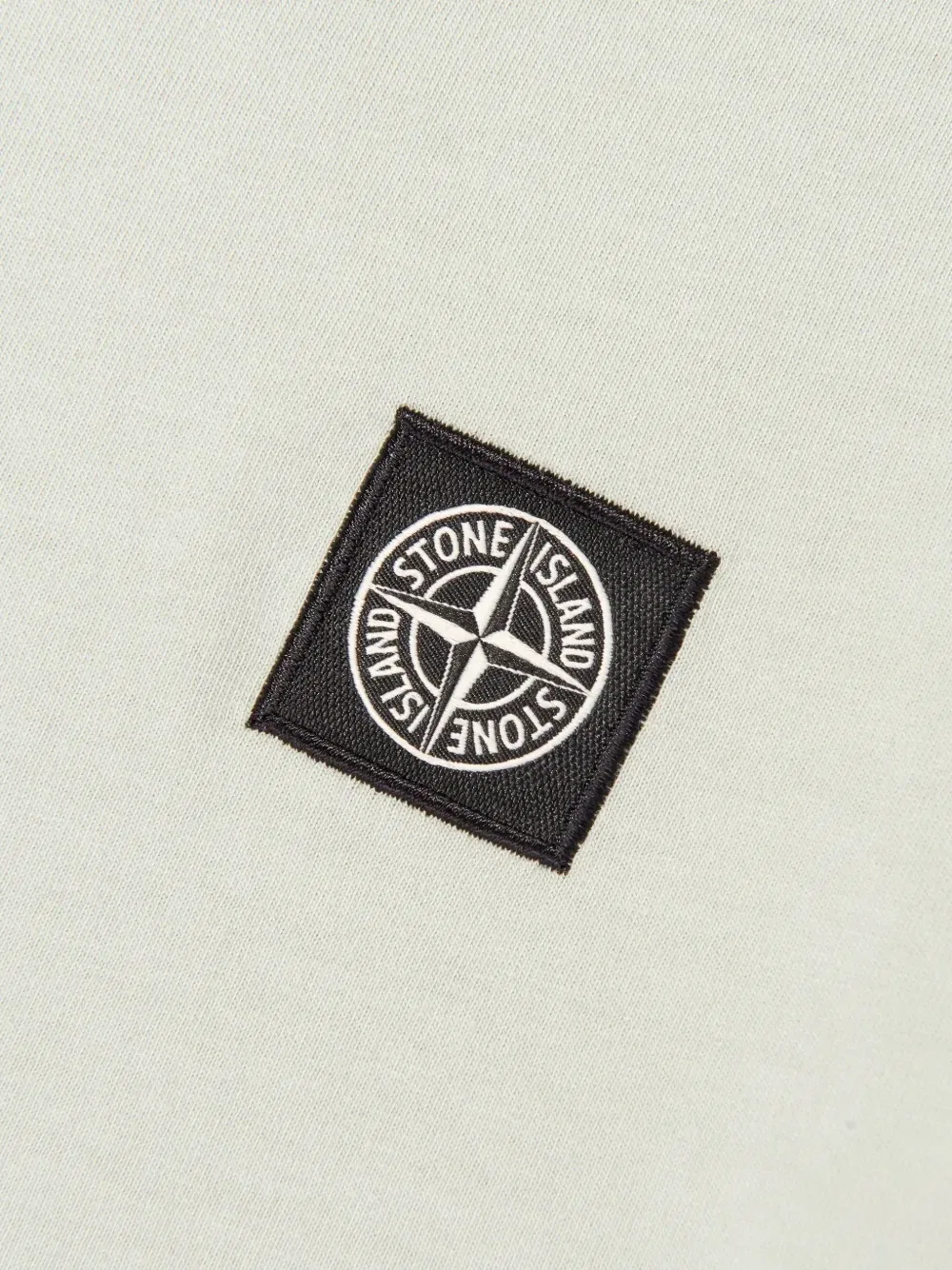 Футболка с нашивкой-логотипом Stone Island Junior, серый — фото 4