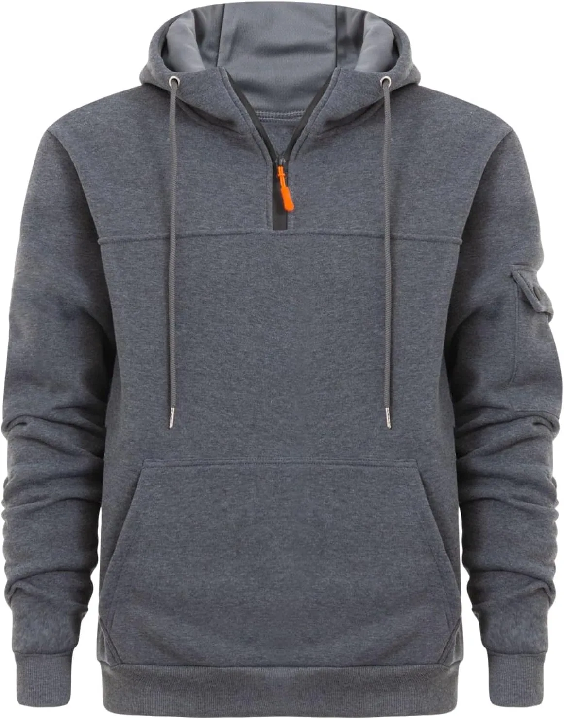 

Толстовка quarter zip для мужчин training tactical с капюшоном и флисовой подкладкой