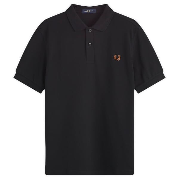 

Простое поло Fred Perry, черный