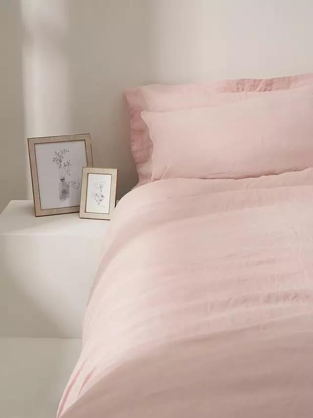

Постельное белье Truly Linen, цвет blush/pink