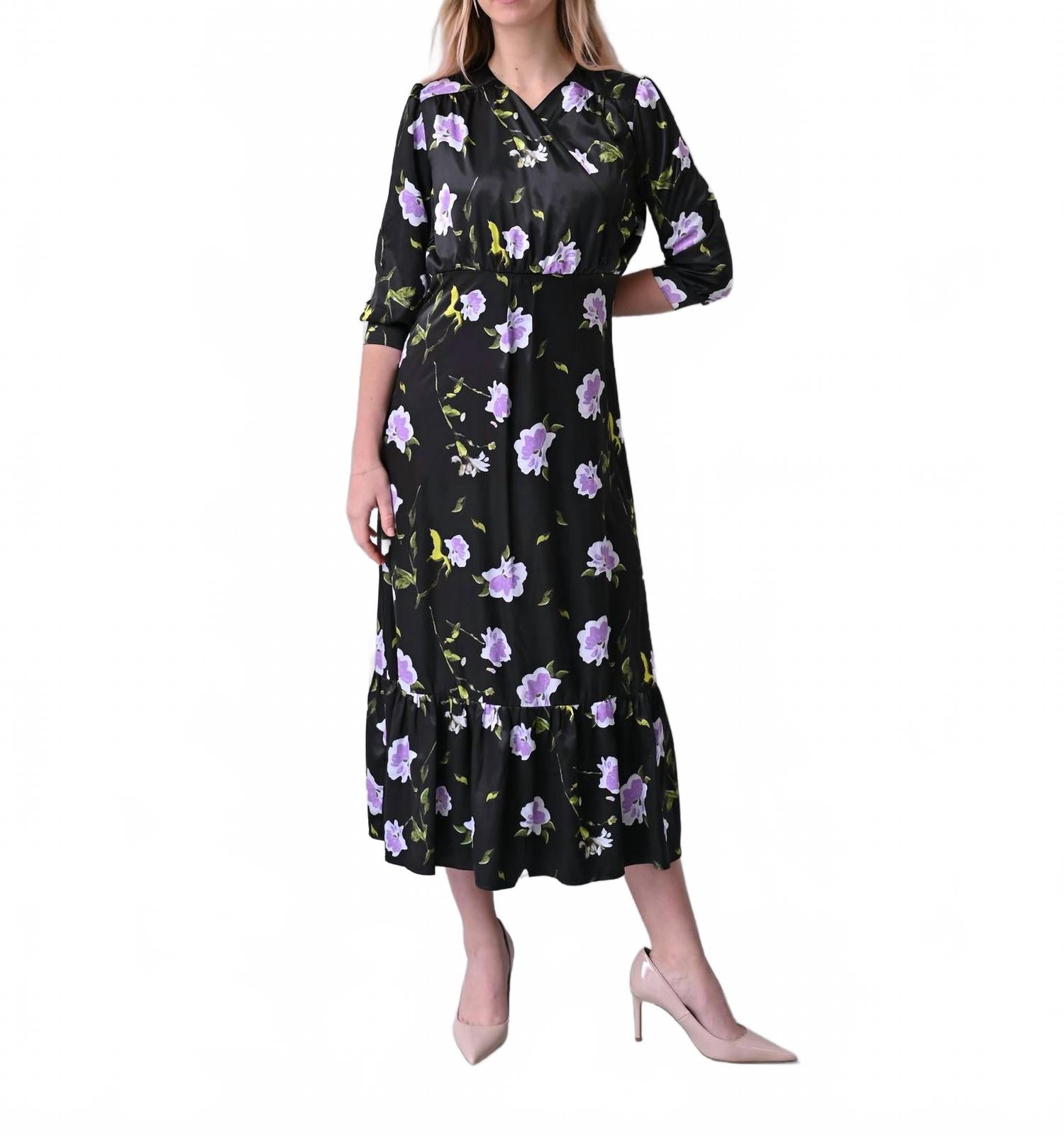 

Платье Nova в лавандовый цветочек PERO New York