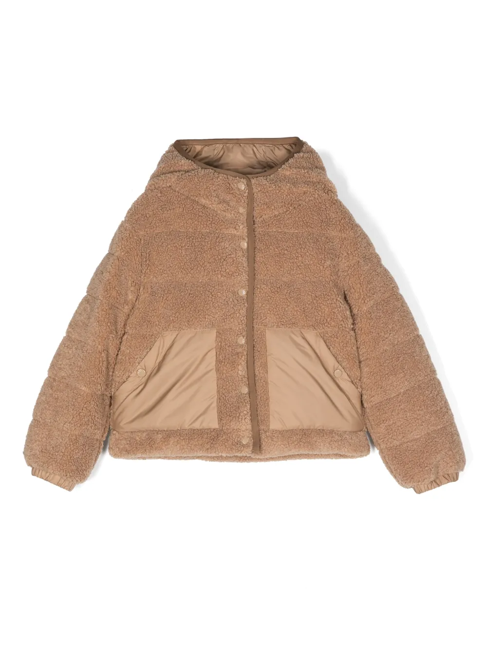 

Пуховик Audrieu Moncler Enfant, нейтральный