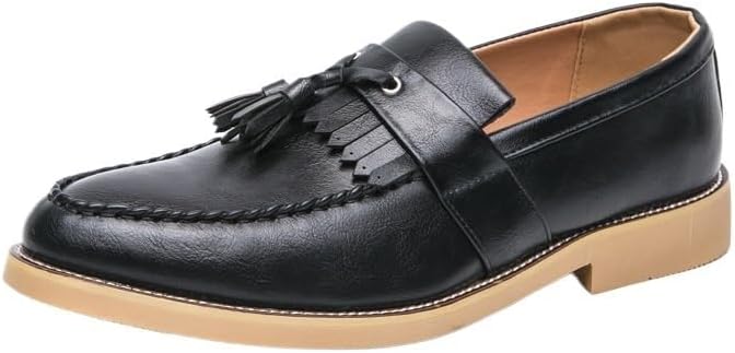 

Мужские классические кожаные лоферы Zestrelax, деловые мокасины, без шнурков, повседневные, удобные, для вечеринок и свадеб, черный