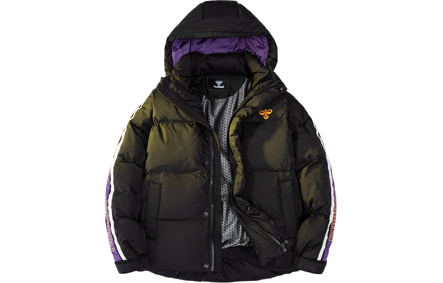 

Hummel Унисекс пуховик, Black+Purple