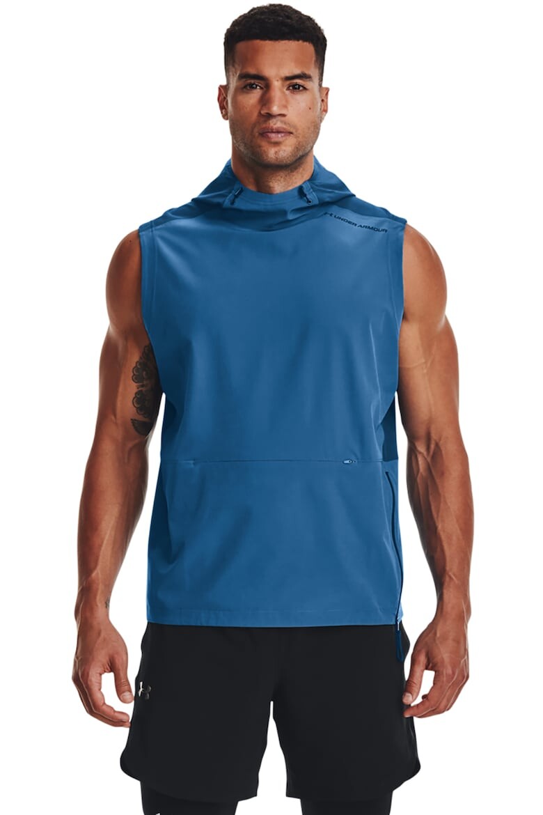 

Толстовка для фитнеса без рукавов Rush Under Armour, синий