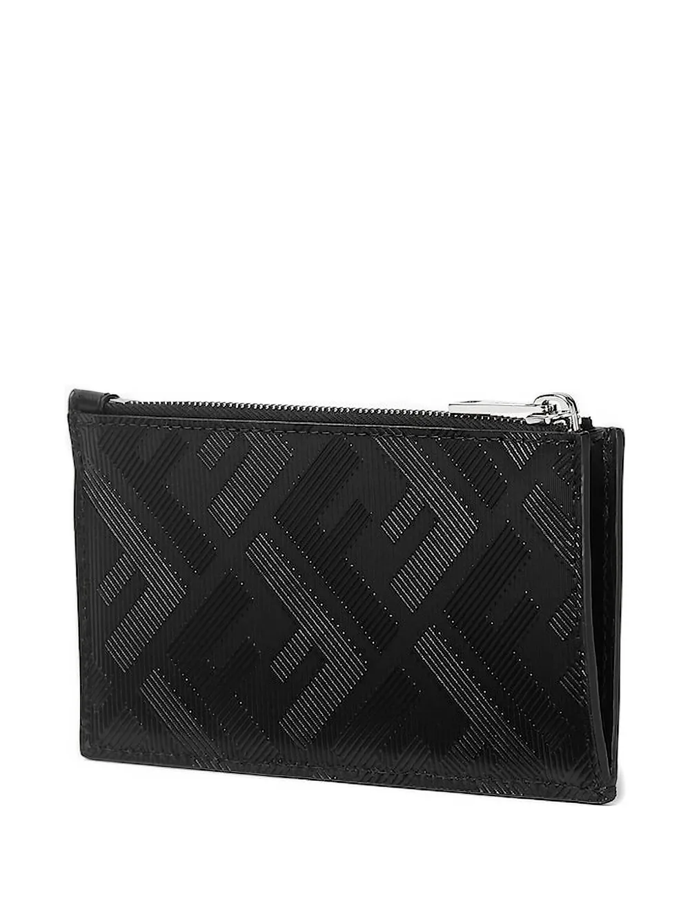 

Кардхолдер на молнии с узором FF FENDI, черный