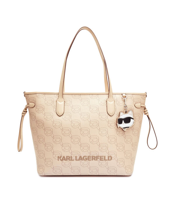 

Сумка-шоппер Karl Lagerfeld Ikon Mono, бежевый